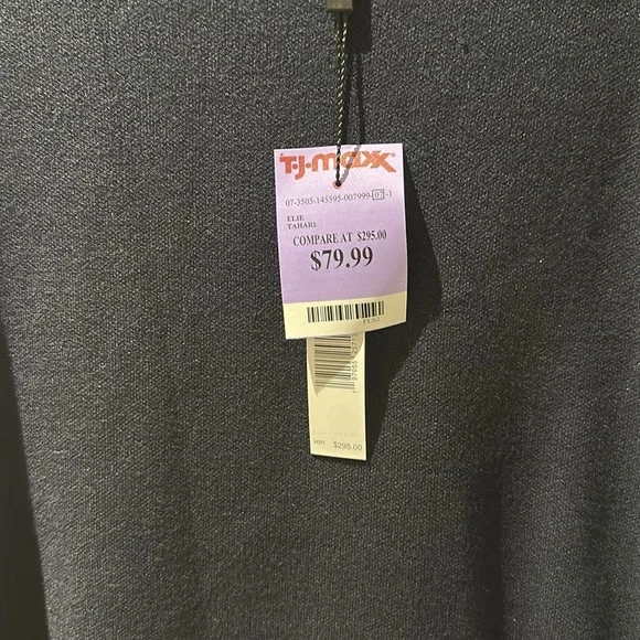 Elie Tahari dark blue dress - Picture 5 of 9